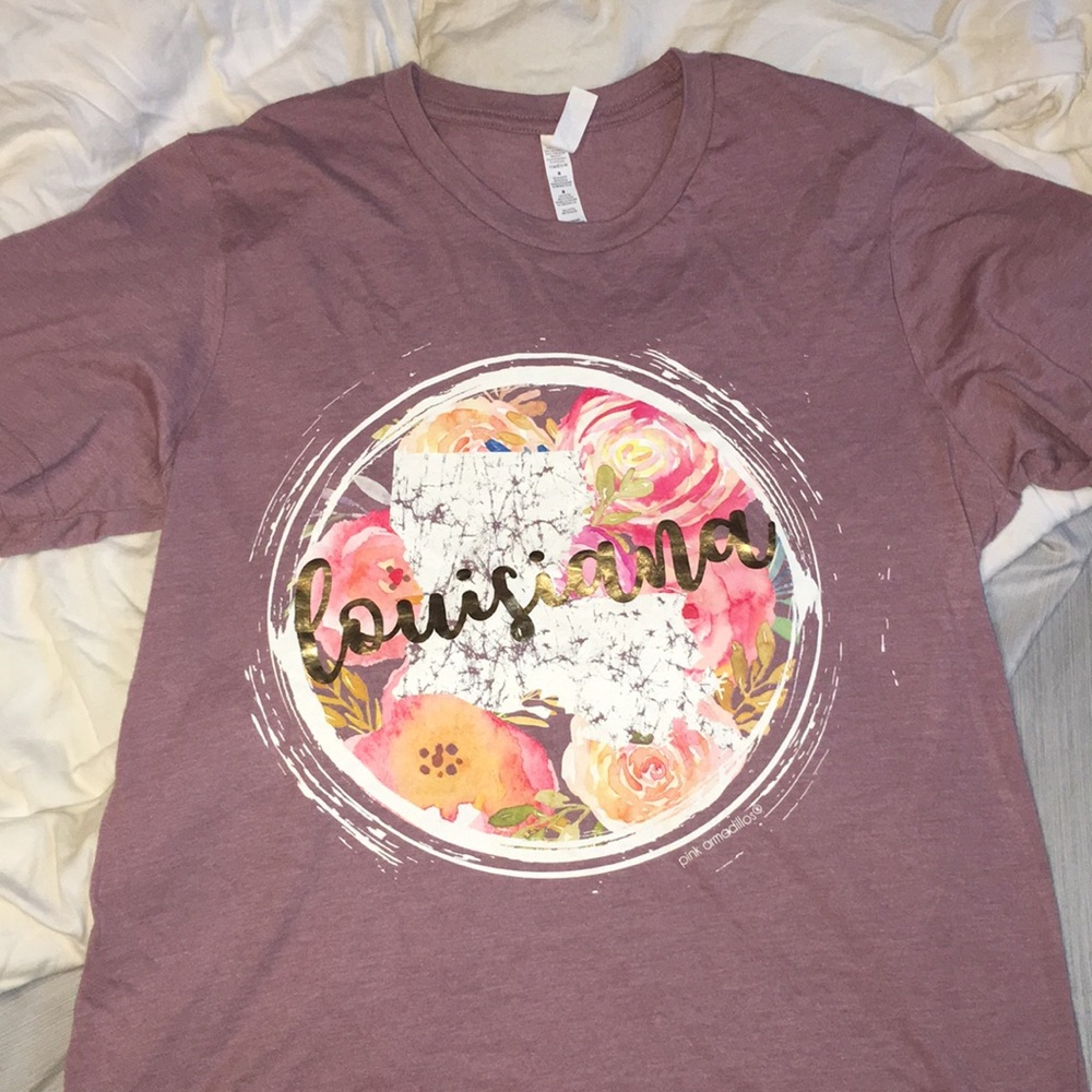 Louisiana flower tshirt